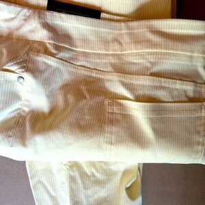 Mario Serrani yellow/white striped Chinos casual wear